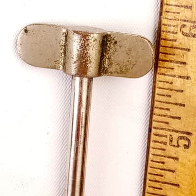 Leedy 5 1/2"10-24 Nickel Walberg&Auge Single-Tension Thumb Rod+Collar Snare Drum image 2