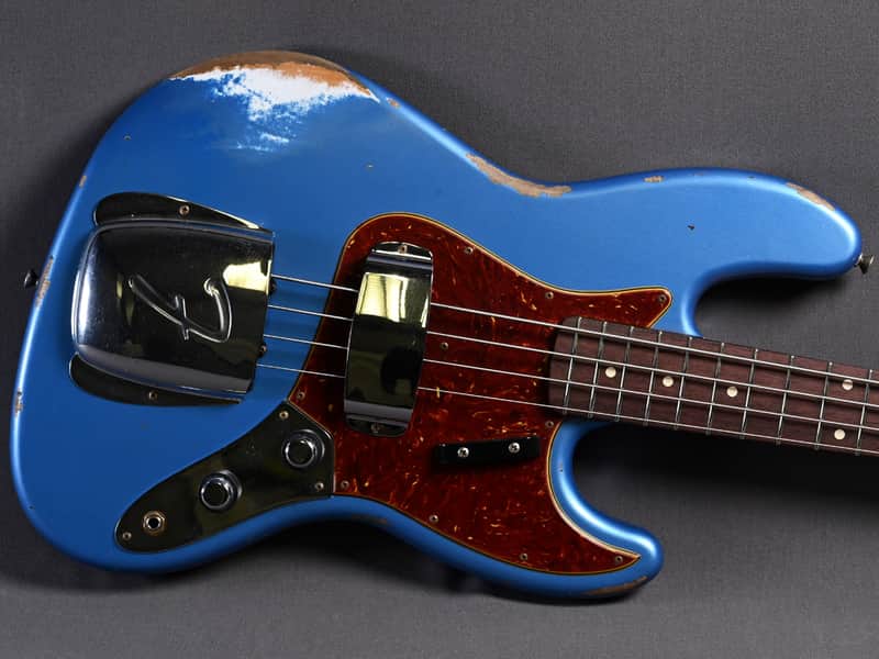 Fender Custom Shop Jazz Bass 1962 Heavy Relic 2022 Lake Placid