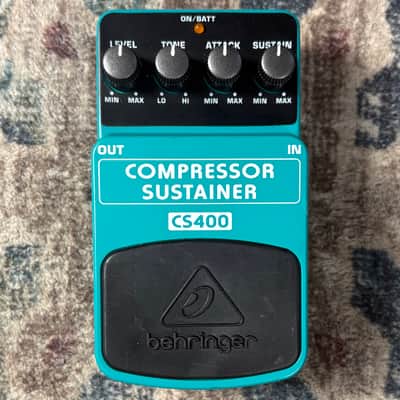 Behringer CS400 Compression Sustainer Guitar Effect Pedal! image 1