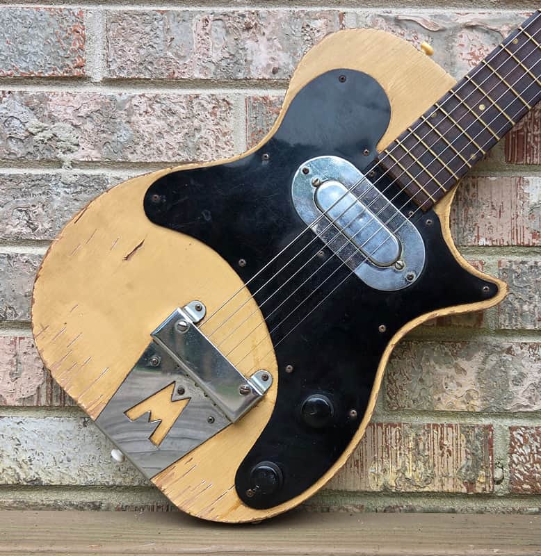 Vintage Circa 1956 Magnatone Mark III (Paul Bigsby) Electric Guitar w/ Hardshell Case! image 1