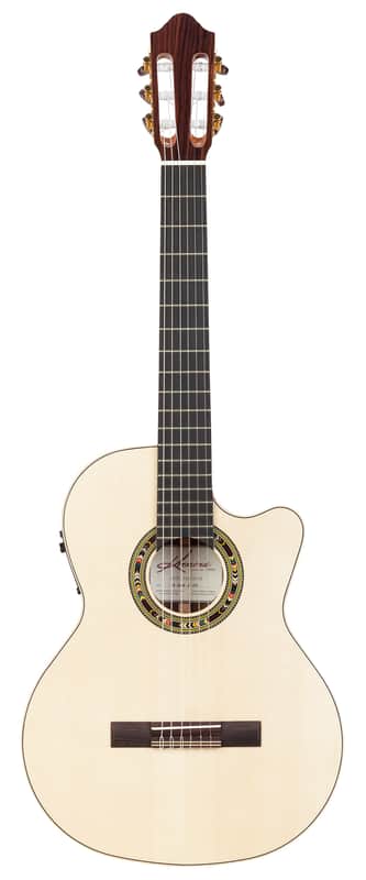 Kremona F65CW Fiesta Classical Cutaway with Electronics Natural image 1