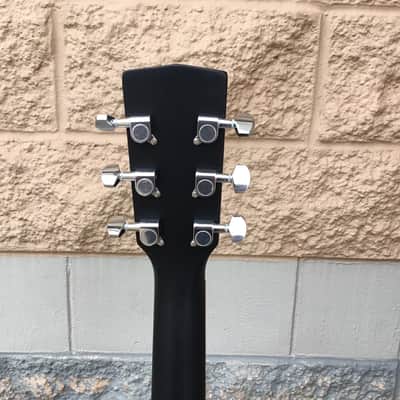 Cort AD810 BKS Standard Series Spruce/Mahogany Dreadnought - Black Satin image 6