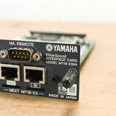 Yamaha MY16-ES64 16-Channel EtherSound Network I/O Card CG015UZ image 4