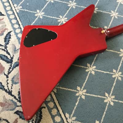 Gibson Rare Prototype Explorer Bass Early 1980's Red image 10