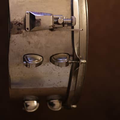Premier 14X5 Snare Drum, Brilliant Chrome, Made in England-late 90's image 2