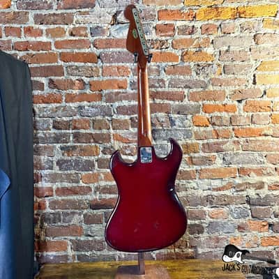 Kingston / Kawai "Hound Dog Taylor" Electric Guitar (1960s - Redburst) image 5