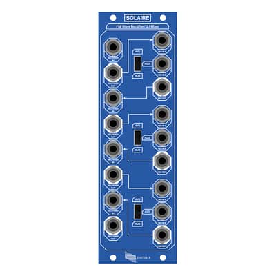 Syntonie Solaire - Full Wave Rectifier / 2:1 Mixer Eurorack Video Module image 2