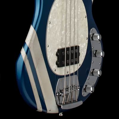 Ernie Ball Music Man StingRay 3 EQ H - Blue Pearl #36188 with Gig Bag image 6