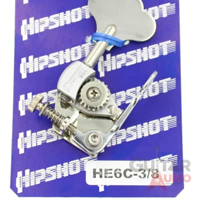 Hipshot HE6C-3/8 Ultralite D-Tuner X-Tender 3/8 Bass, Chrome, 20680C image 2