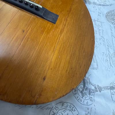 Harwood Parlor Guitar Circa 1895 - 1915 Ser #4512 Solid Brazilian Rosewood Back & Sides Premium Taylor Hard Shell Case image 18