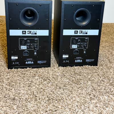 JBL 306P MkII 2-Way 6.5" Active Nearfield Studio Monitors (Pair) 2010s - Black image 2