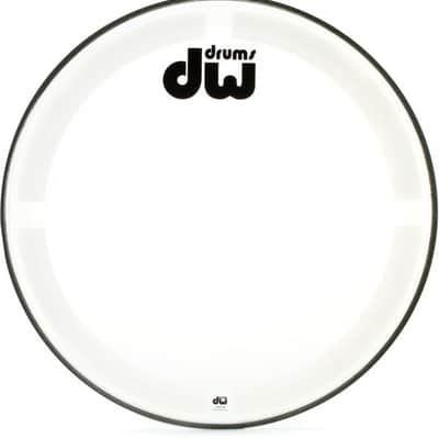 DW Coated/Clear Bass Drumhead - 22 inch image 2