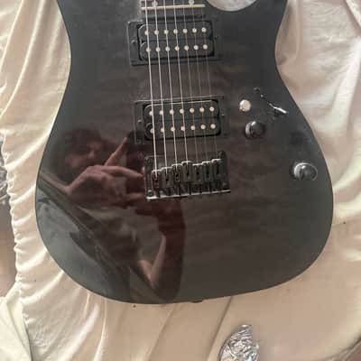 Ibanez GRG7221QA-TKS Gio with Pine Fretboard 2019 - Transparent Black Sunburst image 1