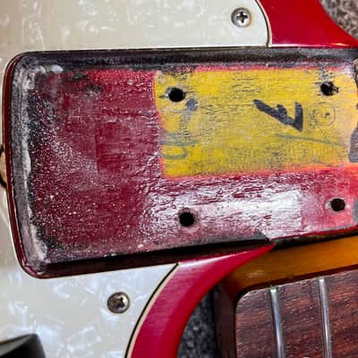 Fender Mustang Bass 1966 - Dakota Red refinish image 16