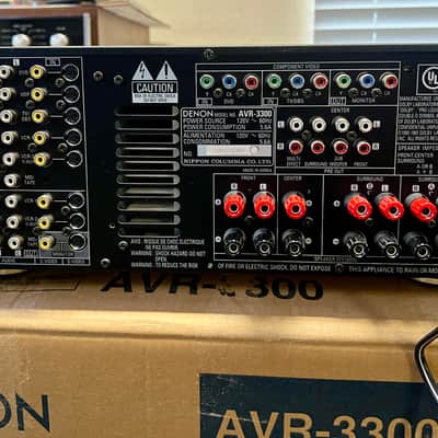Denon AVR-3300 AV Surround Receiver w/ Remote, Box & Owner’s Manual; Tested image 6