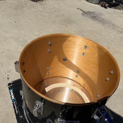 Pearl Vintage MLX black pearl 14 x 12 Drum Tom image 4