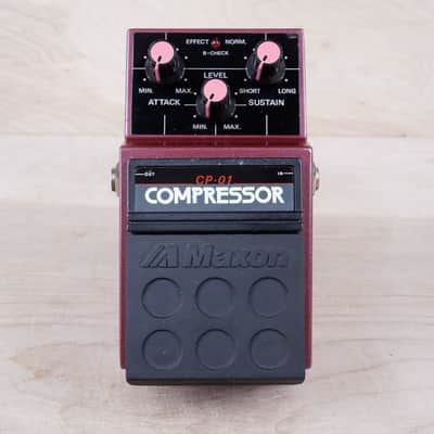 Maxon CP-01 Compressor 1980s Red Vintage Made in Japan MIJ w/ Manual image 6