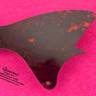General Vintage Tone 1954 / 1961 True Vintage For Les Paul ®️ Junior ®️ Nitrate Celluloid brown pickguard NOS Single Cut image 5