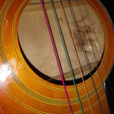 Hondo Dreadnought Acoustic Vintage Sunburst image 7