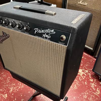 1965 Fender Princeton Black Panel image 4
