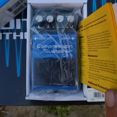 Boss CS-3 Compression Sustainer (Silver Label) 1997 - Present - Blue image 2