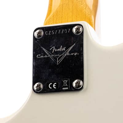 Fender Custom Shop Bass VI Deluxe Closet Classic - Aged Olympic White (737) image 15