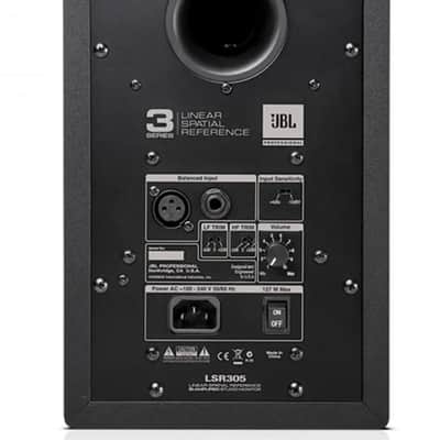 JBL LSR305 2-Way Active Studio Monitors (Pair) 2010s - Black image 2