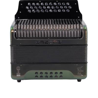 Pre-Owned Hohner CII GTG Diatonic Accordion - Green to Gold | Used image 2