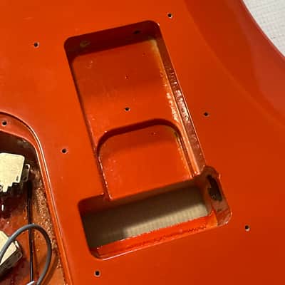 2020 Kramer Pacer Vintage Series Bengal Tiger Stripe Guitar Body Floyd Ready image 15