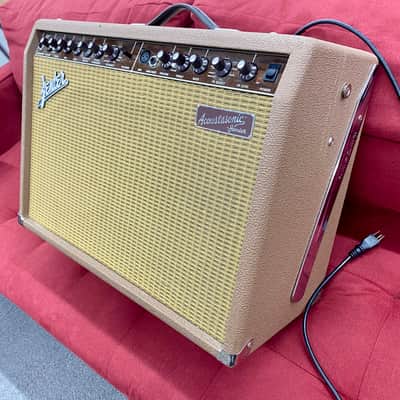 Fender Acoustasonic Junior 2-Channel 2 x 40-Watt 2x8" Acoustic Guitar Amp - Brown image 6