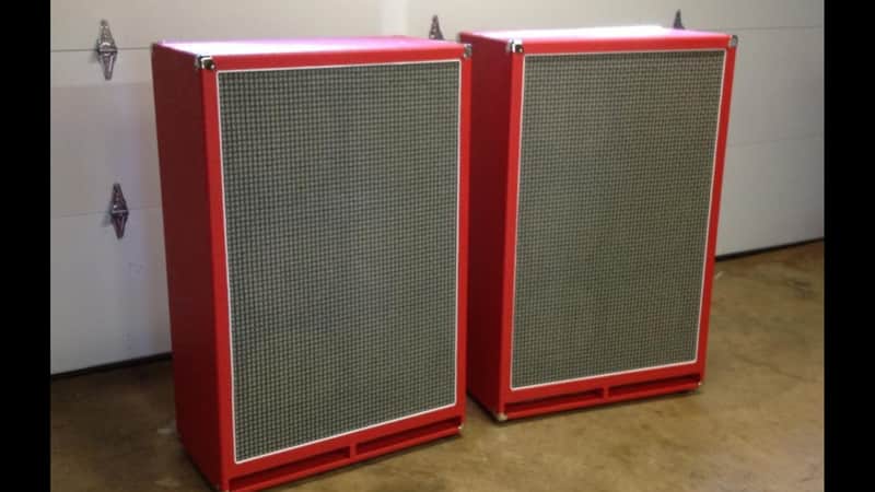 Monolith 612 Bass Cabs 2012 Marshall Red image 1