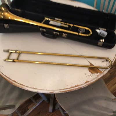King 606 Student Model Tenor Trombone 1980's - 1990's - Clear-Lacquered Brass image 9