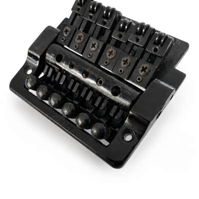 Vintage 1980s Kahler 2300 Flat-Mount Black Tremolo w/ Locking Nut & Original Screws – Made in USA – No Arm image 2