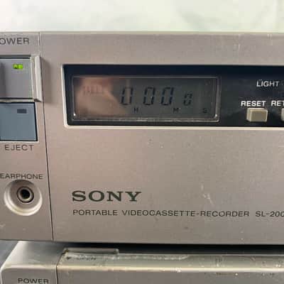 Sony Betamax SL-2000 & TT-2000 Beta Video VCR Tuner & Recorder Portable image 3