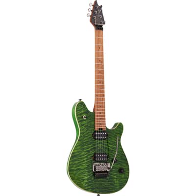 EVH Wolfgang WG Standard Quilt Maple Transparent Green - Electric Guitar image 3
