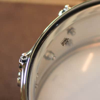 DW 5x14 Collector's Chrome over Brass True Sonic Snare Drum - DRVC0514SAC image 7