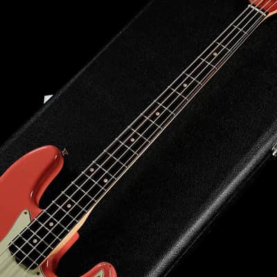 Fender Custom Shop MBS 1962 Jazz Bass Aged Fiesta Red 3-Tone Sunburst by Jason Smith [R135769] (01/06) image 8