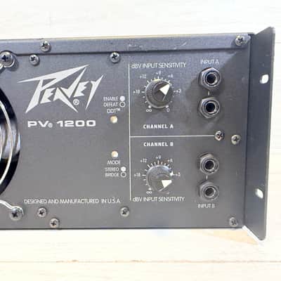 Peavey PV 1200 Professional Stereo Power Amplifier 600W x2 Made in USA image 9