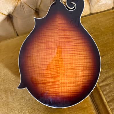 Morgan Monroe MMS5W "Tree of Life" F-Style Mandolin w/case - Sunburst image 8