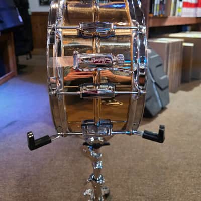 Ludwig Supraphonic Smooth Bronze 5.5x14 Snare Drum image 10