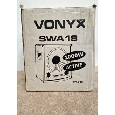 Vonyx SWA18 - Subwoofers - Black - Fair w/ Original Box image 12