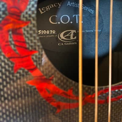 Composite Acoustics Crown of Thorns Legacy Artist Series Acoustic with Takamine Case image 11