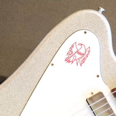 2022 Gibson Custom Shop Non Reversed Firebird 1965 Reissue w/ Maestro Electric Guitar Silver Sparkle + COA OHSC image 3