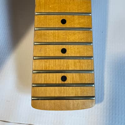 1985 Kramer USA Banana Maple Fretboard Guitar Neck Floyd Ready 22 Frets Dot Inlay w/ Neckplate (Non Scarf) Bild 18