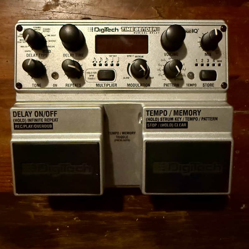 DigiTech Time Bender Musical Delay 2000s - Silver image 1
