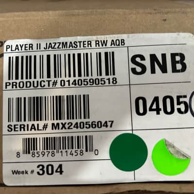 Fender Player II Jazzmaster 2024 - RW Aquatone Blue /8lbs. 7.4oz. #MX24056047 image 7