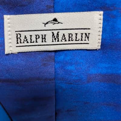 *vintage 1994* Ralph Marlin NECKTIE (80's Hard Rock/Metal) Guitar & Bass Graphic MADE IN USA! image 5