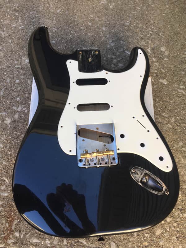 Strat/Tele Hybrid body with Wilkinson tele bridge image 1