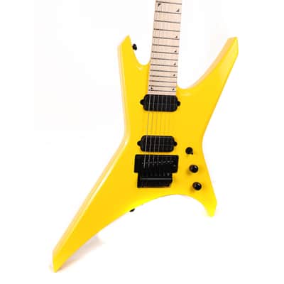 Jackson Pro Series Dave Davidson Signature Warrior WR7 Ferrari Yellow image 5