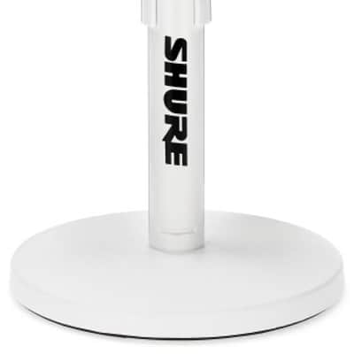 Shure SH-DESKTOP1 Microphone Stand - White (DESKTOP1Wd4) image 1